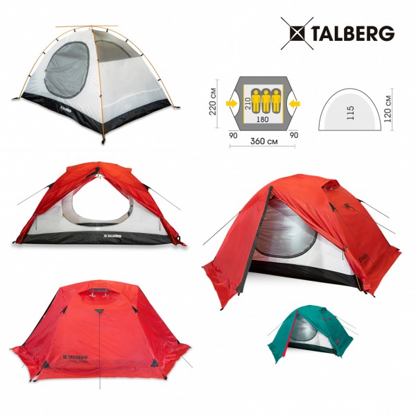 фото Палатка Talberg Boyard Pro 3 Red