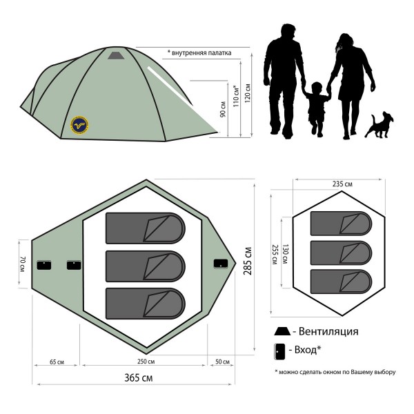 фото Туристическая палатка автомат Maverick Igloo Solar Control