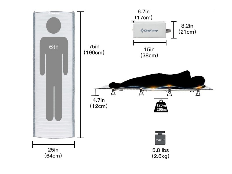 фото Кровать King Camp 3990 Ultralight Air Camping Cot