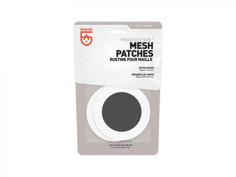 фото Круглые сетчатые заплатки для ремонта GearAid Mesh Patches, 2 шт. d 7,6 см