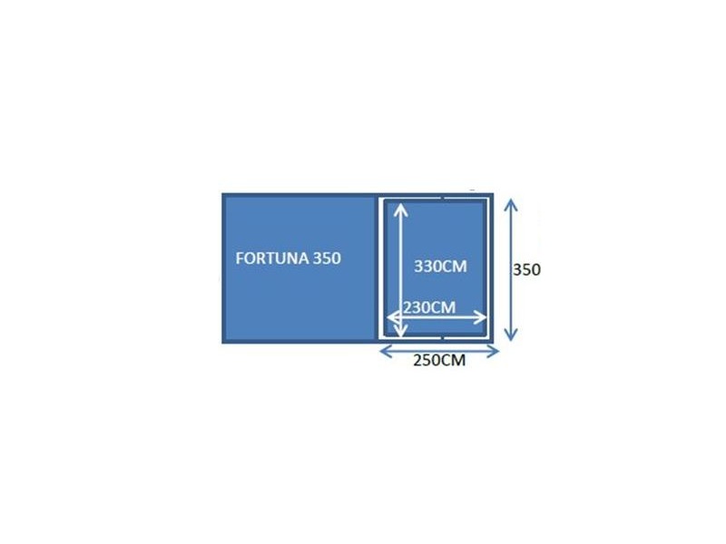 фото Пристройка к шатру Fortuna 350 и внутренняя палатка