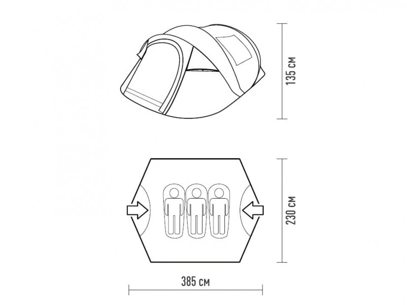 фото Палатка Talberg Camping Solar Quick