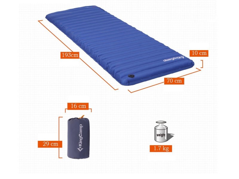 фото Коврик King Camp 3588 Pump Airbed Single