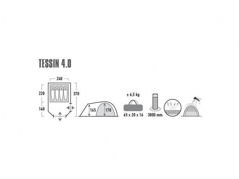 фото Палатка High Peak Tessin 4.0