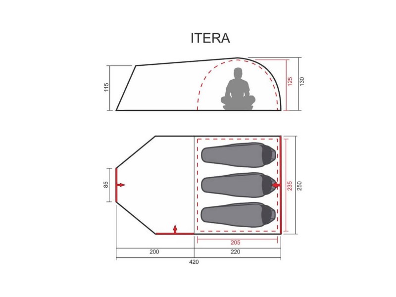 фото Туристическая палатка автомат Maverick Itera