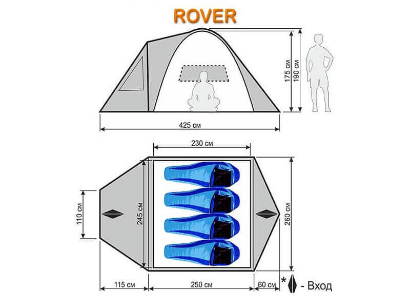 фото Туристическая палатка автомат Maverick Rover