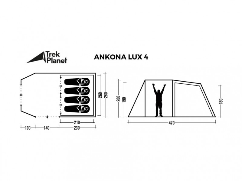 фото Палатка Trek Planet Ankona Lux 4