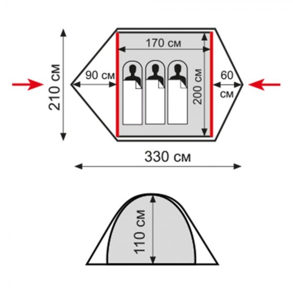 фото Палатка Tramp Ranger 3 V2
