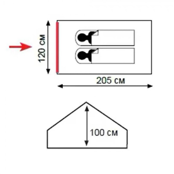 фото Палатка Totem Bluebird 2 v2